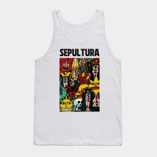 Monsters Party of Sepultura Tank Top